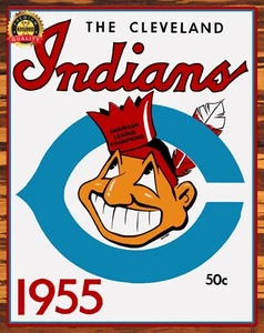 Cleveland Indians - American League Champions - 1955 - Rare - Metal Sign 11 x 14 - Picture 1 of 4