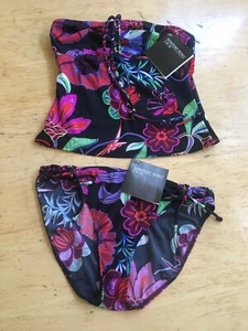 Newport News Swim Suit 2pc Floral Print - Picture 1 of 12