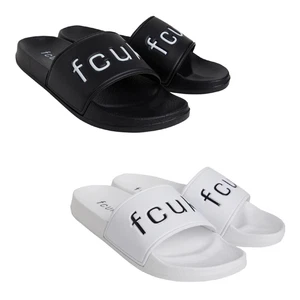 French Connection Mens Casual Debossed Logo FCUK Sliders Sizes from 6 to 12