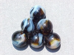 6 OUTSTANDING HTF JABO SWIRL  MARBLES $6.99 LOT #99A1F                        - Picture 1 of 1