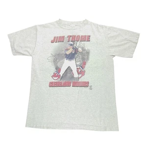 Vintage Jim Thome Cleveland Indians XL Shirt 2000 Y2K Chief Wahoo Guardians - Bild 1 von 7