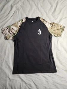 Camisa camuflada Tachuntfish Mojito para hombre talla grande negra manga corta ropa deportiva NUEVA - Imagen 1 de 9