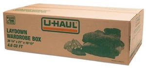 Wholesale Priced - 7 Piece Uhaul Laydown Wardrobe Moving Boxes heavy duty - Picture 1 of 2