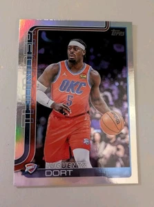 Luguentz Dort 2025-26 Topps Rainbow Foil #117 Oklahoma City Thunder - Bild 1 von 2