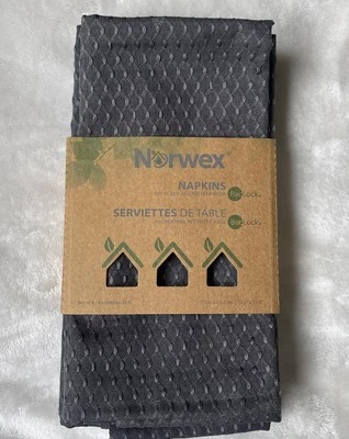 Norwex Juego de 4 Servilletas Reutilizables Baclock Gris Microfibra Descatalogadas Nuevas Foto 1 de 4