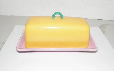 PLATO DE MANTEQUILLA VINTAGE LINDT STYMEIST ROSA Y AMARILLO Foto 1 de 4