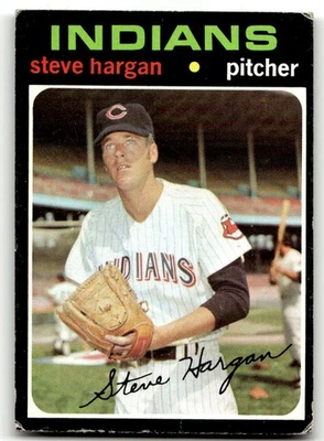 1971 Topps #375 Steve Hargan Cleveland Indians VG-VGEX SET BREAK! - Image 1 of 2