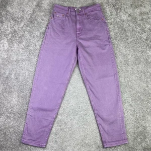 Tommy Jeans Damen 26X26,5* Lila Tapered High Rise Denim Stretch Vintage - Bild 1 von 14