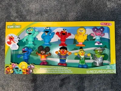 Conjunto de 10 bonecos Sesame Street & Friends Deluxe – Novo - Imagem 1 de 2