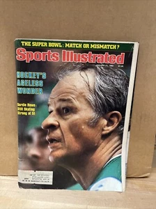 DETROIT RED WINGS GORDIE HOWE JAN 21, 1980 SPORTS ILLUSTRATED MAGAZINE HOF - Picture 1 of 10