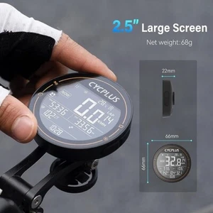 CYCPLUS M2 GPS-Fahrradcomputer ANT+ Bluetooth, 2,5 Zoll LCD - Bild 1 von 9
