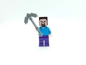 Steve Minecraft Used Lego Minifig minifigure - Picture 1 of 4