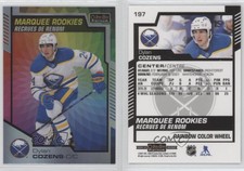 2020-21 O-Pee-Chee Platinum Rainbow Color Wheel Dylan Cozens #197 Rookie RC
