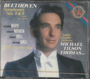 BEETHOVEN SYMPHONY N 8 & 9 TILSON THOMAS 2 CD - Picture 1 of 2