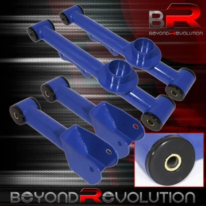 1979-2004 Ford Mustang Upper/Lower Rear Camber Control Arm Blue Set - Picture 1 of 6