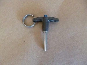 5/16" X 1" GRIP 17-4 STAINLESS STEEL AVIBANK BALL LOCK QUICK RELEASE PIN (T HDL) - Picture 1 of 3