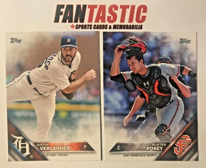 2016 Topps Baseball YOU PICK Series 1 & 2 base cards #251 - 500 finish your set! - Picture 1 of 1