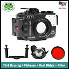Seafrogs 60m Underwater Camera Housing Kit for Olympus TG-6 w/ Dome Port & Tray