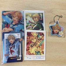 Japan anime Ensemble Stars Tomoya Mashiro key chain and card Popular item cool