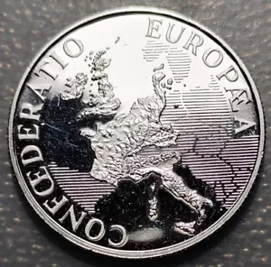 EUROPA EUROPE MONEDA UNICA FICHA 1 EURO 1979 PLATA SILVER - Picture 1 of 2