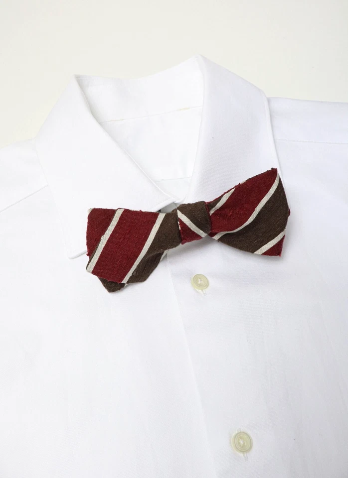 Pajarita SUITSUPPLY para hombre talla única 100 % seda clásica multicolor con estampado de rayas Foto 1 de 4