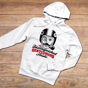 FELPA HOODIE CAFE RACER RIDER MOTORBIKE SERBATOIO GENTLEMANS TRIUMPH MOTO STRADA - Imagen 1 de 2