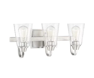Craftmade Grace 3 Light Vanity, Brushed Polished Nickel - 41903-BNK-CS - Picture 1 of 4