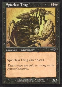 3X SPINELESS THUG 71/143 NEMESIS MTG MAGIC MP X3 (yourdeckbuilder) - Picture 1 of 1