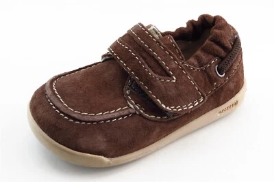 Zapatos informales de cuero marrón Robeez para niños pequeños talla 19 Foto 1 de 4