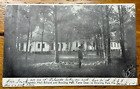 Antique Dowling Park FL Assembly Hall Billiard Bowling Hall Tame Deer Postcard