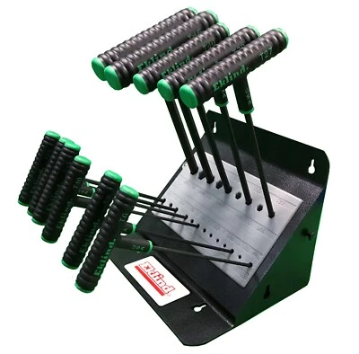 Eklind Torx T Handle Wrench Set 11pc T6-T50 68692 9" Arm T-Handle w Stand USA - Image 1 of 4
