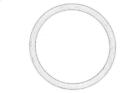 Seal Ring, charge air hose OE PEUGEOT 143448 for PEUGEOT 407 (6D_) 2.0 2004-201