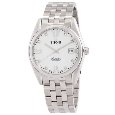 Reloj Hombre Titoni Airmaster Automático Esfera Blanca 83909 S-063 Foto 1 de 3