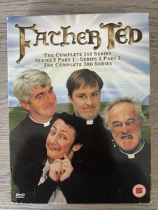Father Ted Complete Boxset Series 1-3 DVD 4 Discs Complete with Inserts - Picture 1 of 7