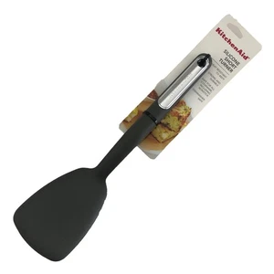 Nuovo KitchenAid grigio antracite HCGA silicone morbido tornio corto sicuro per antiaderente - Foto 1 di 1