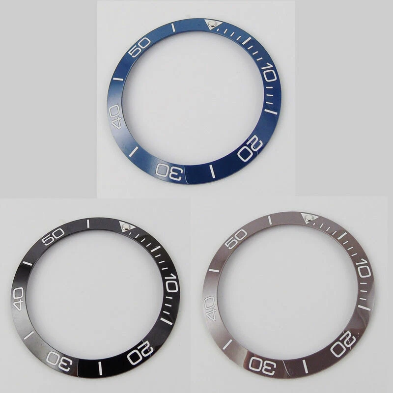 38mm Accessories black blue tan Ceramic bezel insert for 40mm submariner watch - Image 1 of 1