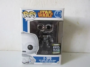 Funko Pop! Star Wars E-3P0 #46 2015 cromado exclusivo de la convención galáctica - Imagen 1 de 11
