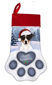 Christmas Stocking - Uncropped Tri Rat Terrier - Picture 1 of 1