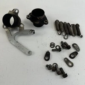 KTM 640 LC4 2003 Exhaust Flange Headder Pipe Outlet with Springs - Picture 1 of 12