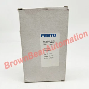 In Stock Newest In Box Original FESTO 163142 CPE18-M1H-5L-1/4 Solenoid Valve - Picture 1 of 2