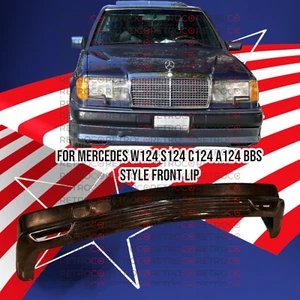 for Mercedes W124 C124 A124 S124 300e 300d Front Frp Lip Splitter For Bbs Type - Picture 1 of 7
