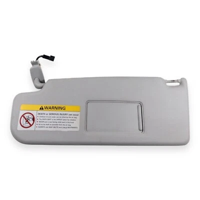 2002-2005 Volkswagen Passat Driver Left Side Sun Visor Gray Lighted - Image 1 of 4