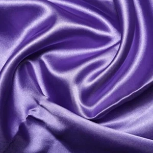 Silky Bridal Satin Fabric Material - PURPLE - Picture 1 of 1