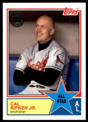 2018 Topps # 83AS-48 CAL RIPKEN JR. 1983 All Star Insert Baltimore Orioles - Imagem 1 de 2