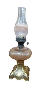 EAPG Oil Lamp Princess Feather - Picture 1 of 13