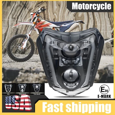 Farol de LED PONTO Dirt Bikes para KTM 250 XC-W 300 EXC 350 EXCF 450/500 EXC 17-23 - Imagem 1 de 4