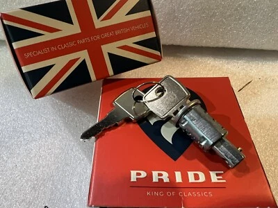 IGNITION BARREL & KEYS JAGUAR XK120, XK140, XK150, Mk2 24G1345 BS2-4 - Image 1 of 3