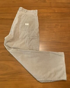 Vintage Gap Pants Mens 38x30 (38x29) Tan Baggy Carpenter Corduroy Y2K Skater - Picture 1 of 15