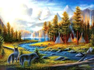 Living Wild - 1000pc Jigsaw Puzzle By SunsOut, Art By Chuck Black, 20" x 27" NEW - Picture 1 of 10
