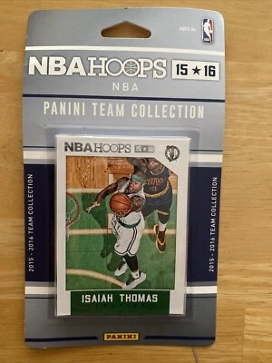 Juego de aros de la NBA Boston Celtics 2015-16 Panini.  Marcus Smart Isaiah Thomas Foto 1 de 3